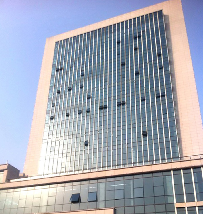 九江市食品药品检验中心大楼玻璃幕墙工程